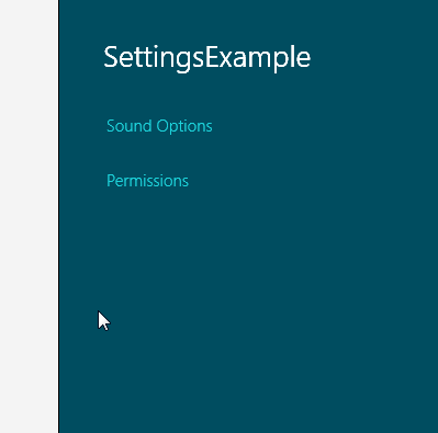 Custom SettingsCommand Custom SettingsCommand