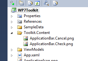 WP7 toolkit icon layout WP7 toolkit icon layout