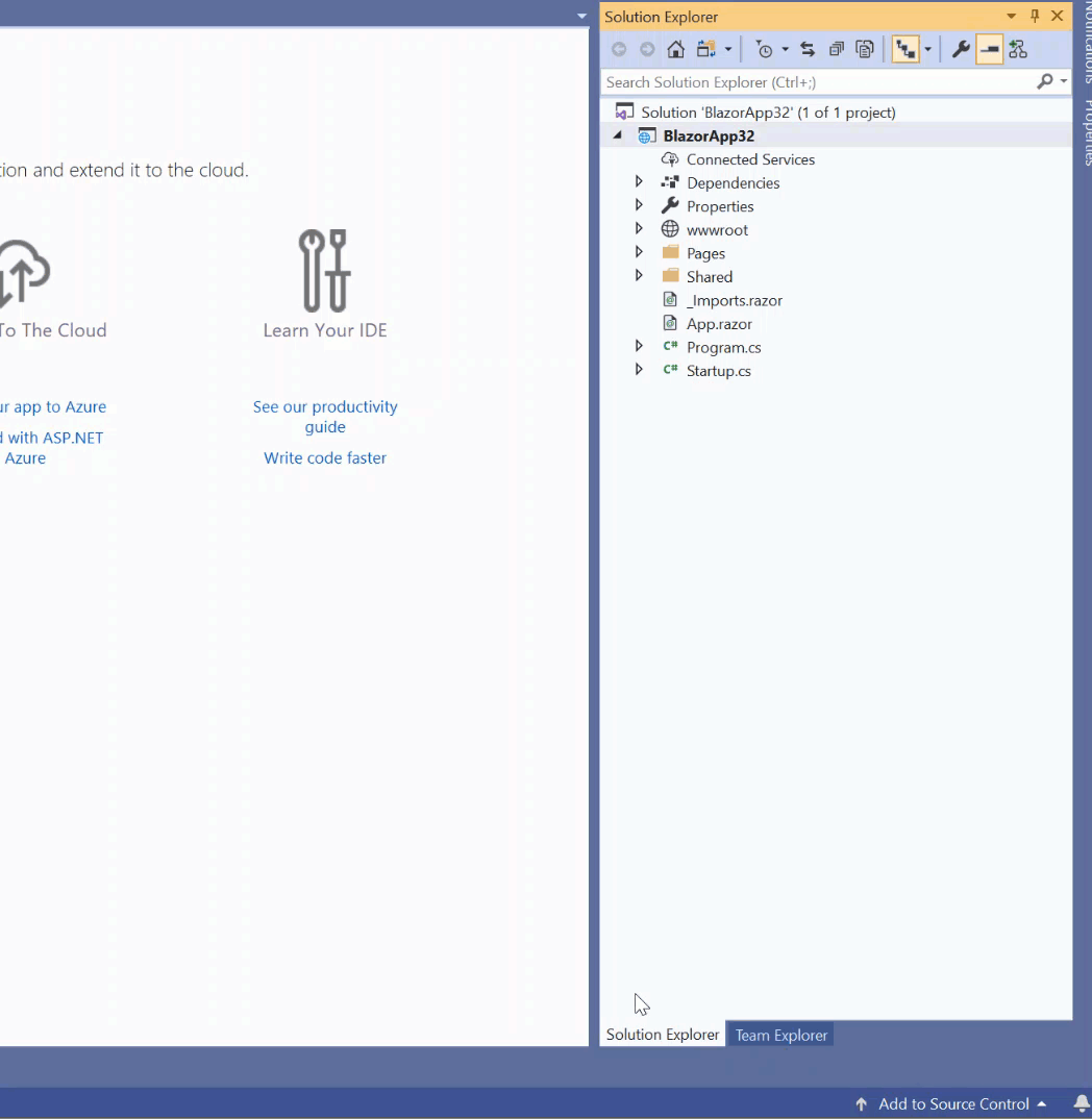 Animation of Visual Studio GitHub flow Animation of Visual Studio GitHub flow