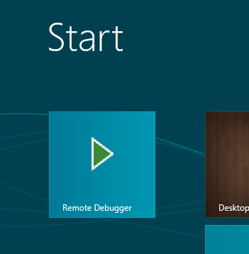 Remote Debugger tile